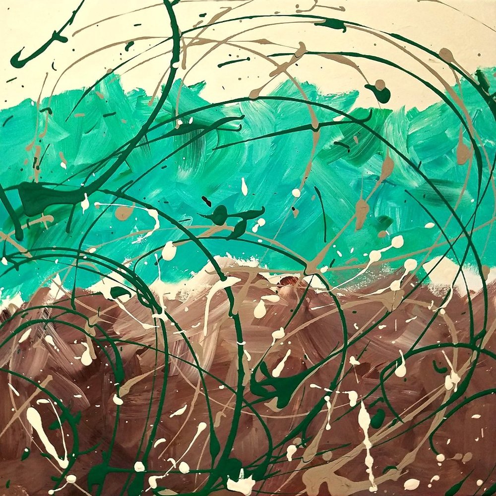 Original Art, Acrylic on Canvas, "Somber"